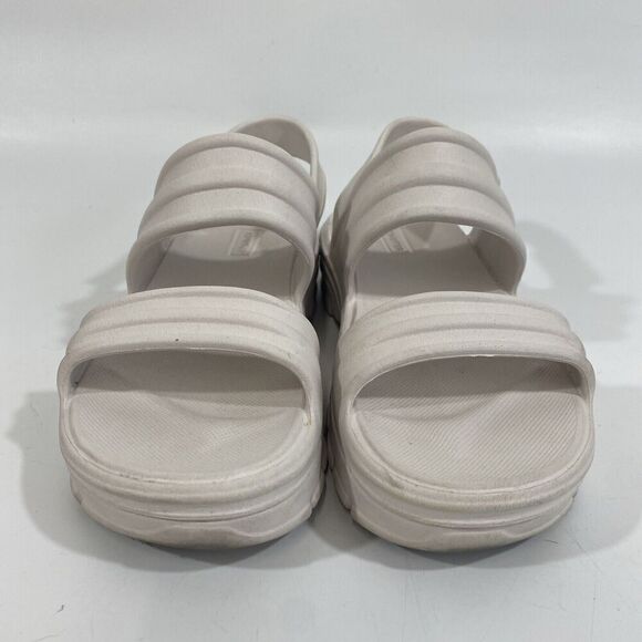 Womens Hunter Boots Bloom Algae Sandals Size 6 White Lightweight Foam Straps - Picture 3 of 10